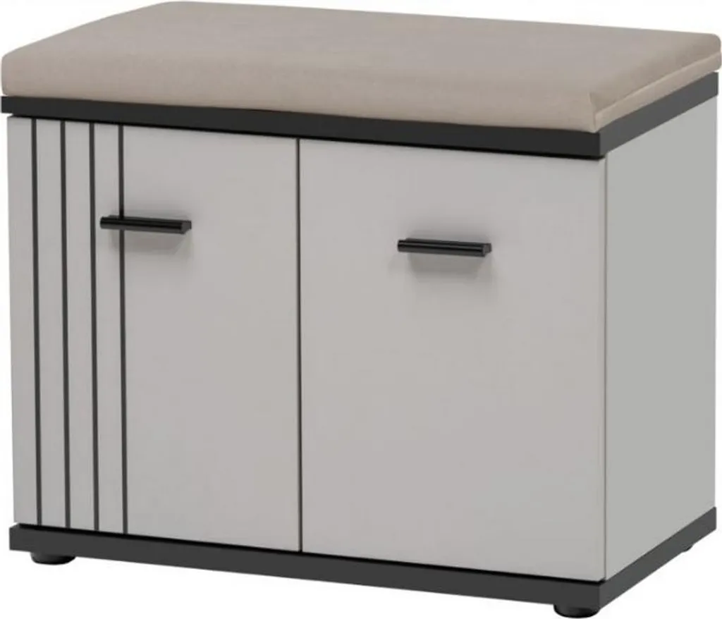 Banc d'entrée pour ranger chaussures PETUNIA - Idéal petits appartements