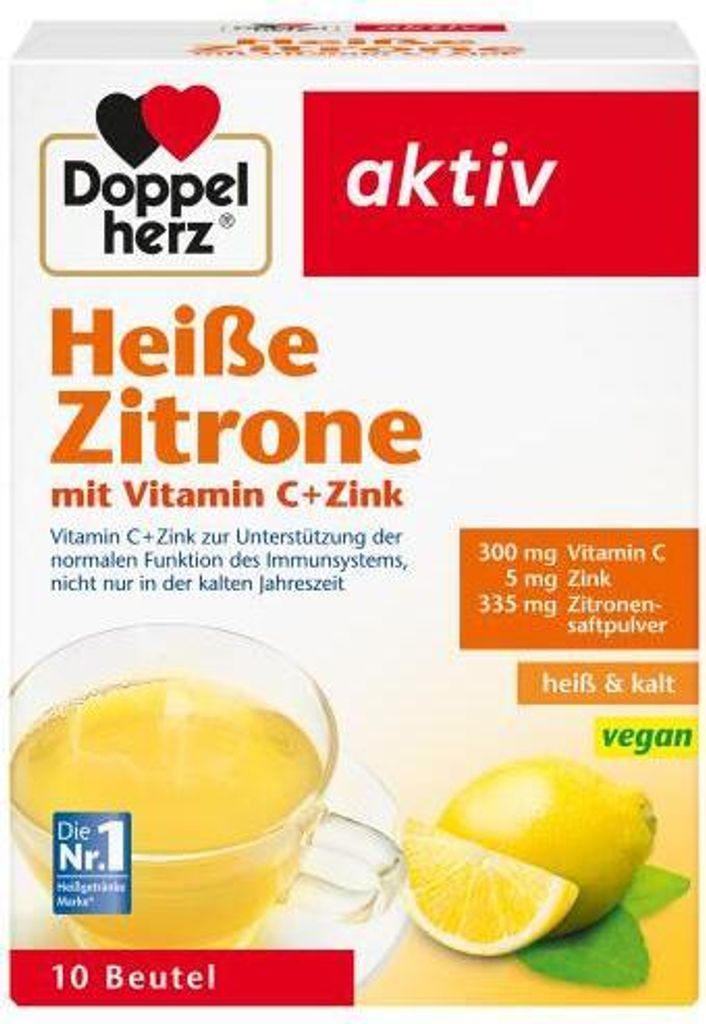 Doppio Cuore Caldo Limone Vitamina C+Zinco Granuli 10 Immagine del prodotto 