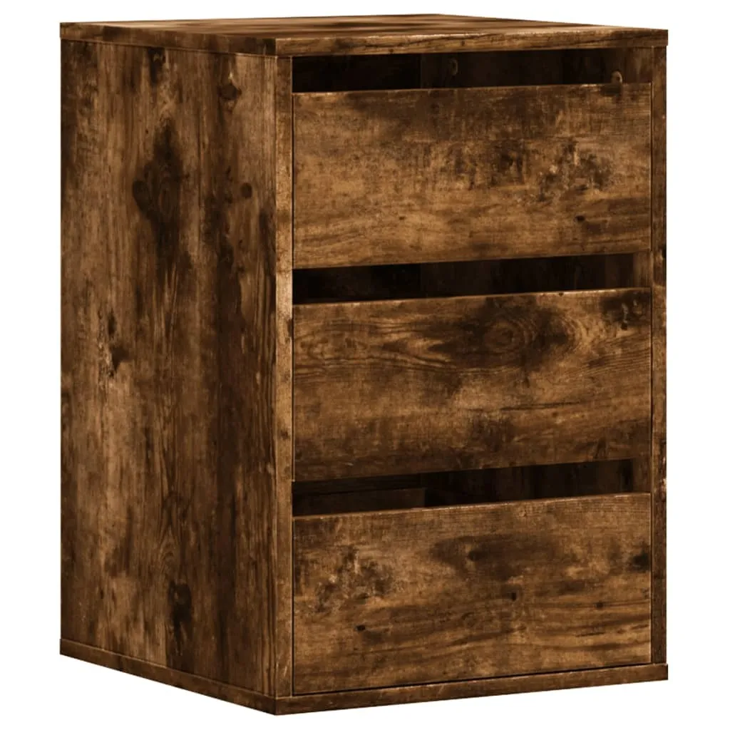 Mobiletto Rovere Fumé 40x41x58 cm | Arredo Design Moderno per Camera