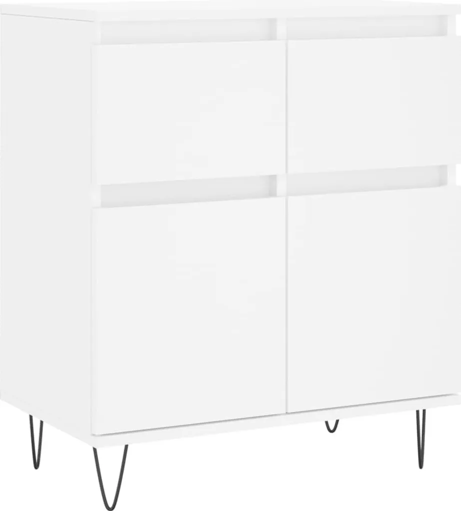 SYFAX™ Credenza Moderna Bianca 60x35x70 cm | Madia Design Minimalista