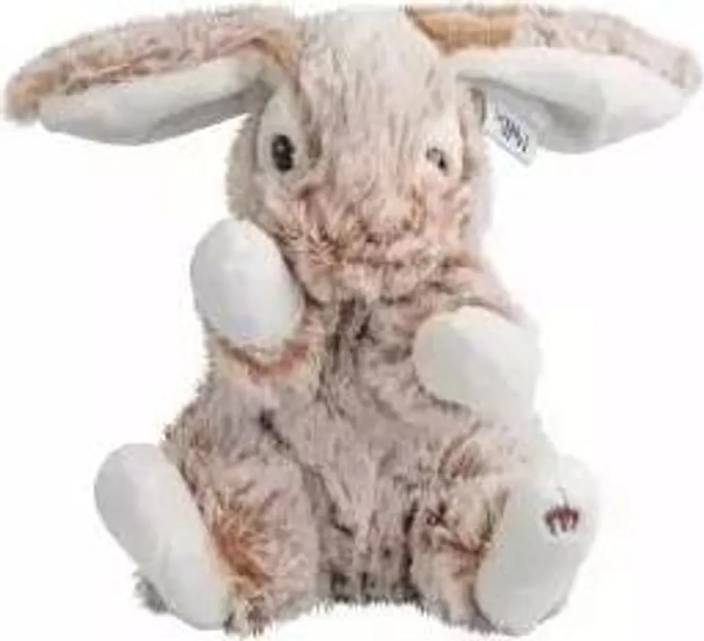 Doudou lapin en peluche souple pour l'éveil des bébés
