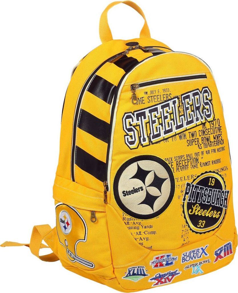 FOCO Backpack NFL Rucksack - HISTORICAL Pittsburgh Steelers Produktbild 