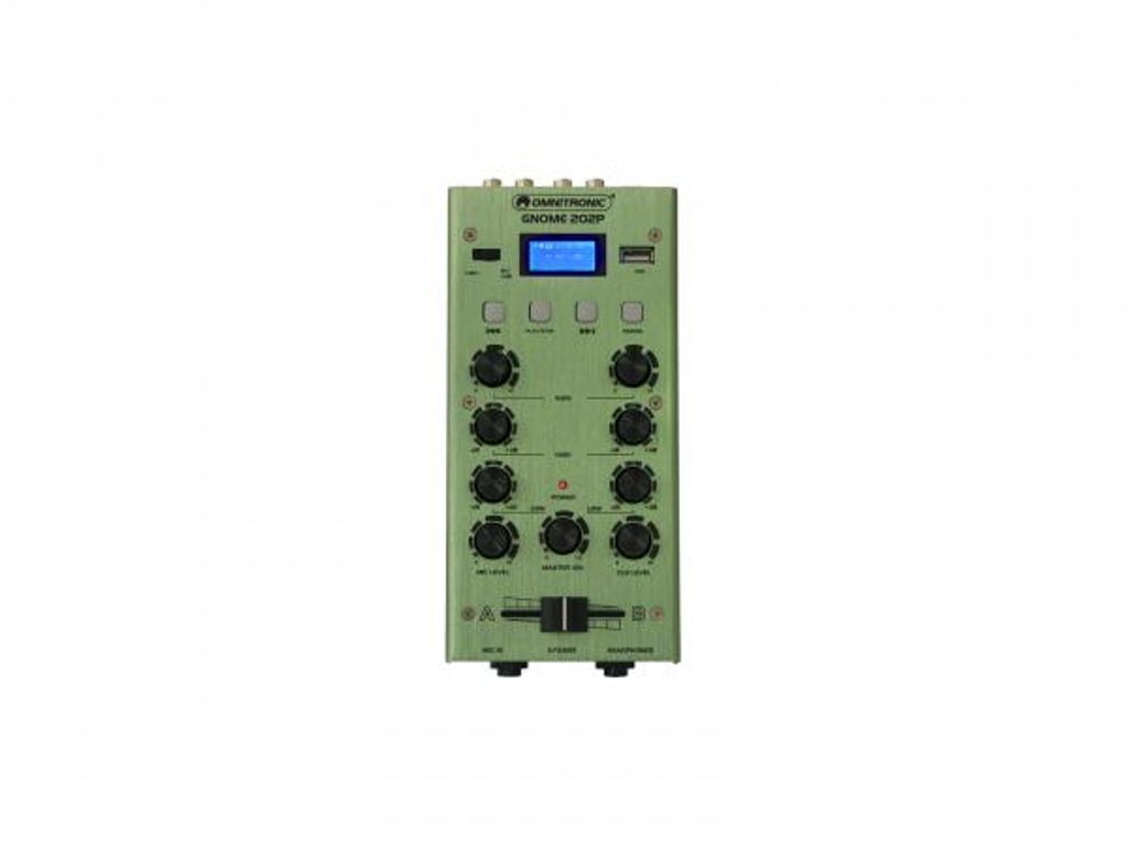 OMNITRONIC GNOME-202P Mini-Mixer grün (10006889)