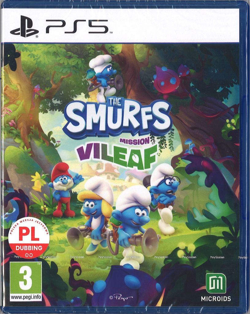 Spiel DIE SCHLÜMPFE MISSION VILEAF PLAYSTATION 5 PS5 Produktbild 