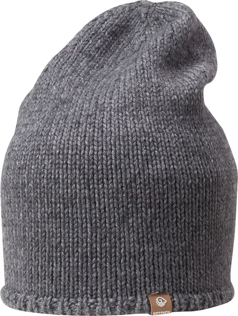 Longbeanie Giesswein en laine mérinos - Bonnet motif côtelé Hohloh
