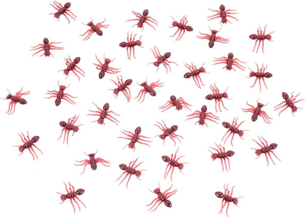 rote Ameisen Tischdecke 20 Stk. 3 cm -