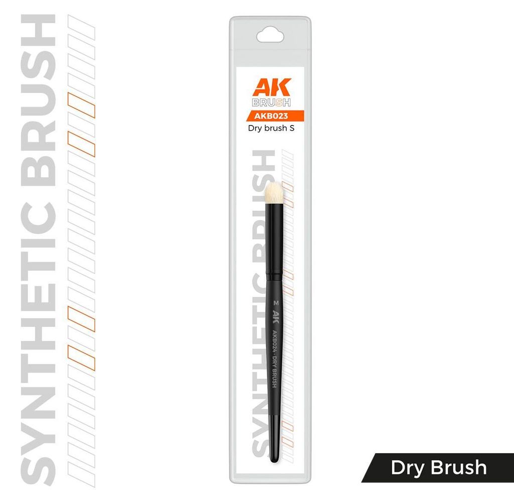 AK Interactive AK SYNTHETIC DRY BRUSH - S