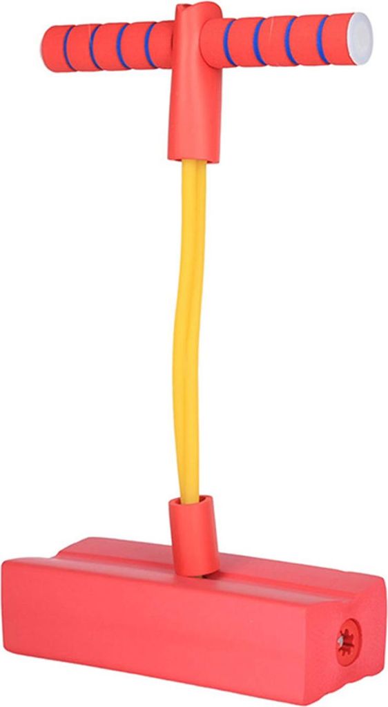 Foam Pogo Stick Förderung des wachsenden Trainings Gleichgewicht leicht zu greifen im Freien Jumping Toy für Kinder Kinder rot