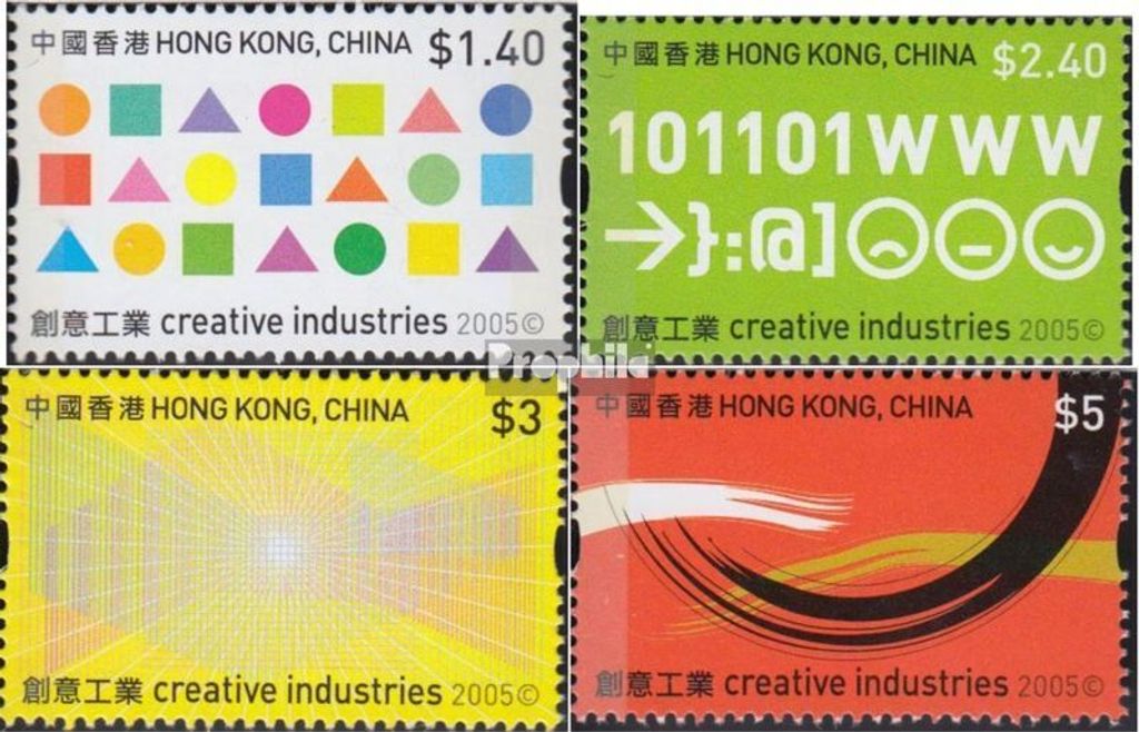 Briefmarken Hongkong 2005 Mi 1299-1302 (kompl.Ausg.) postfrisch Schöpferisches Gewerbe