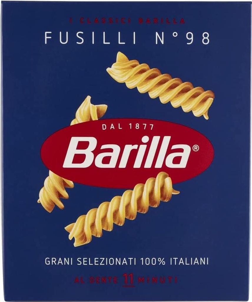 30x Pasta Barilla Fusilli Nr. 98 italienisch Nudeln 500 g pack