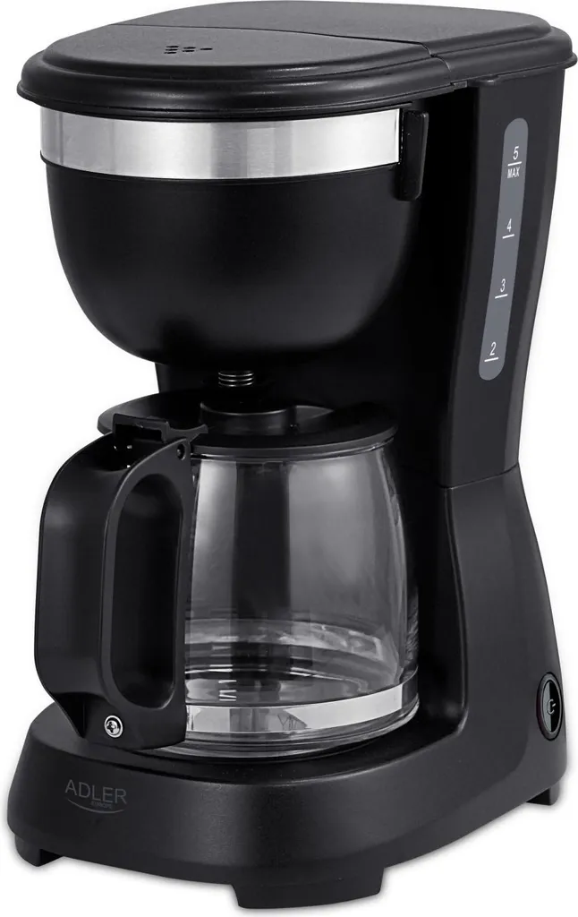 Machine à expresso manuelle Adler Ad4381B avec buse vapeur inox