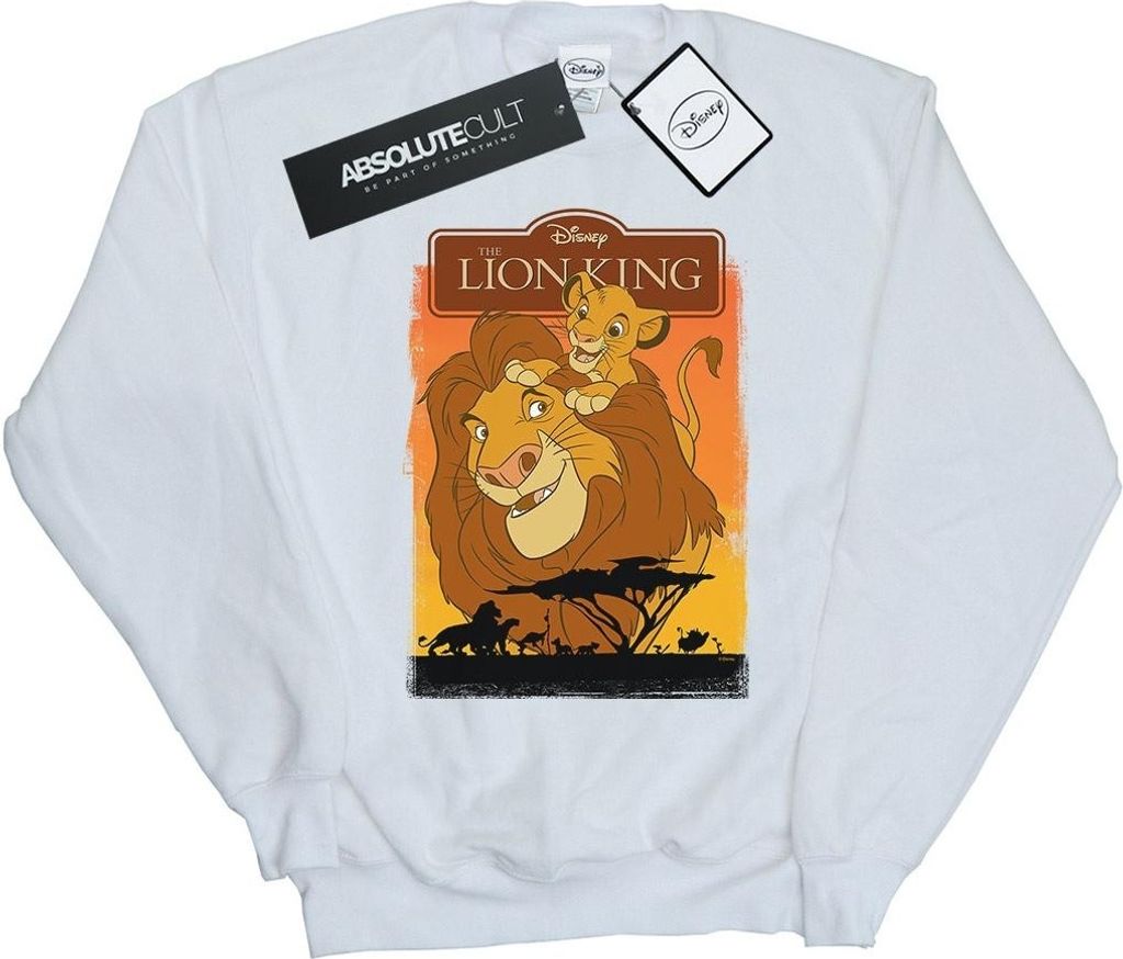 Disney - "The Lion King" Sweatshirt für Mädchen BI48071 (128) (Weiß)