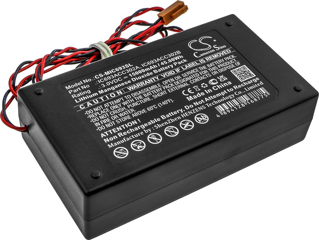 TECHTEK Akku Kompatibel mit [GE Fanuc] IC693ACC302A, Produktbild 
