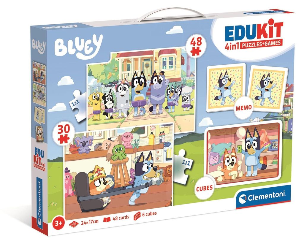 Puzzle+ Gra 4w1 Edukit Bluey 18320 Zdjęcie produktu 