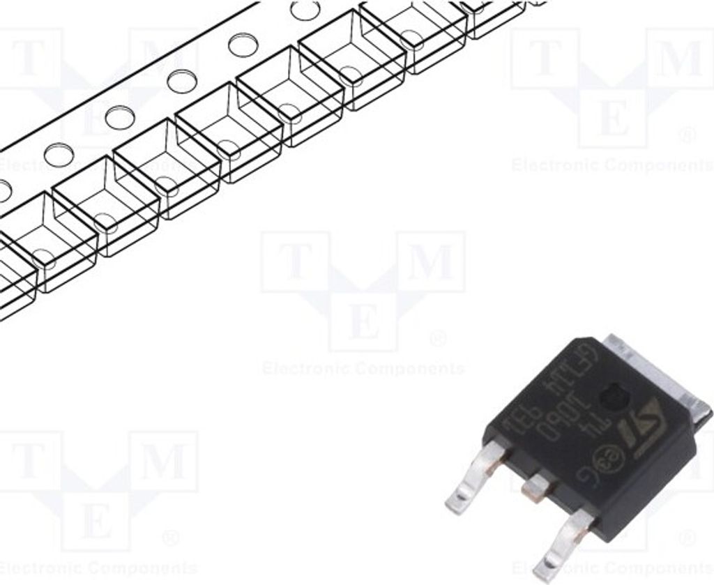 3x Triac DPAK T410-600B-TR Triacs SMD 600V 15mA 4A