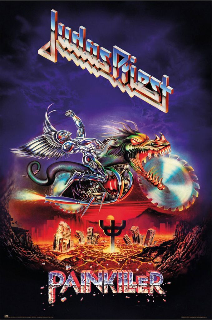 Judas Priest - Poster - Painkiller + 1 Ü-Poster dimensioni Immagine del prodotto 