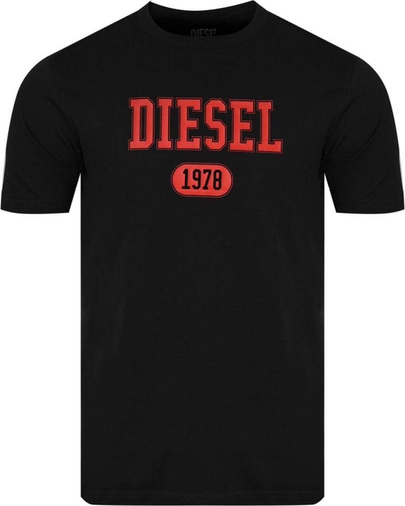 Diesel T-Shirt A16848RPATI900 Gerade geschnitten Rundhalsausschnitt