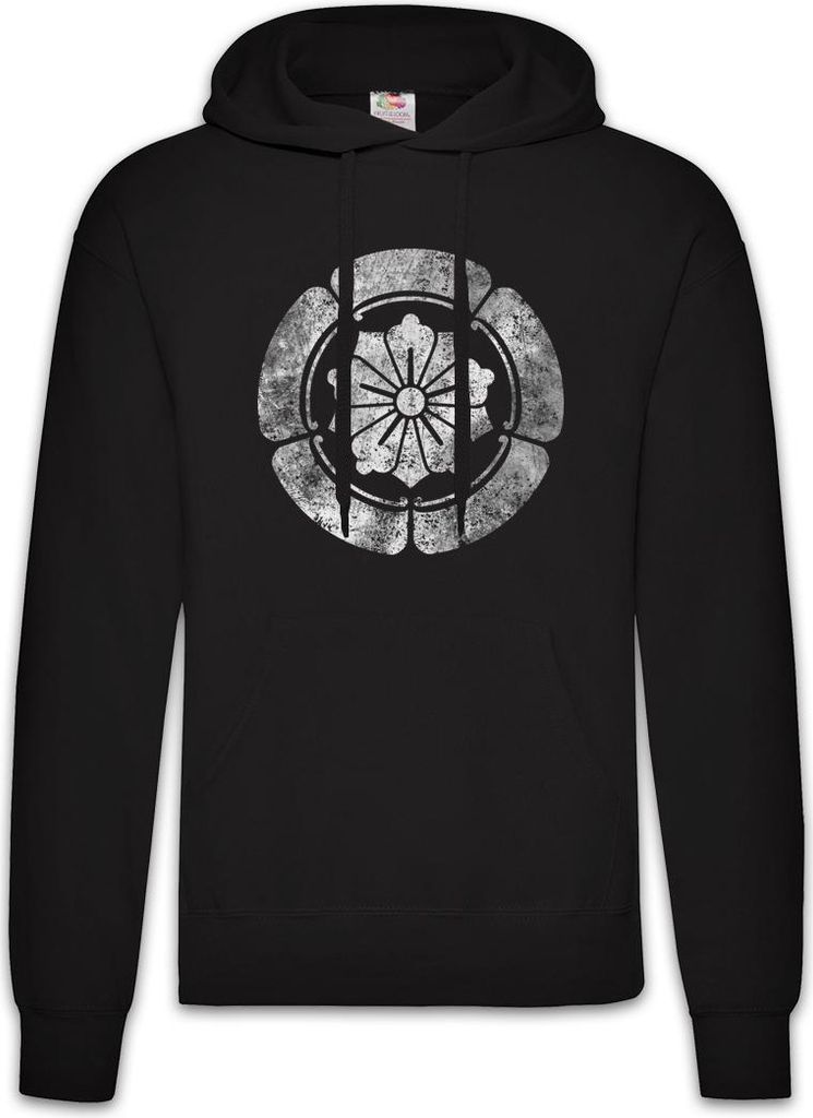Urban Backwoods Arima Clan Mon, Herren Hoodie, Farbe: Schwarz, Größe: L