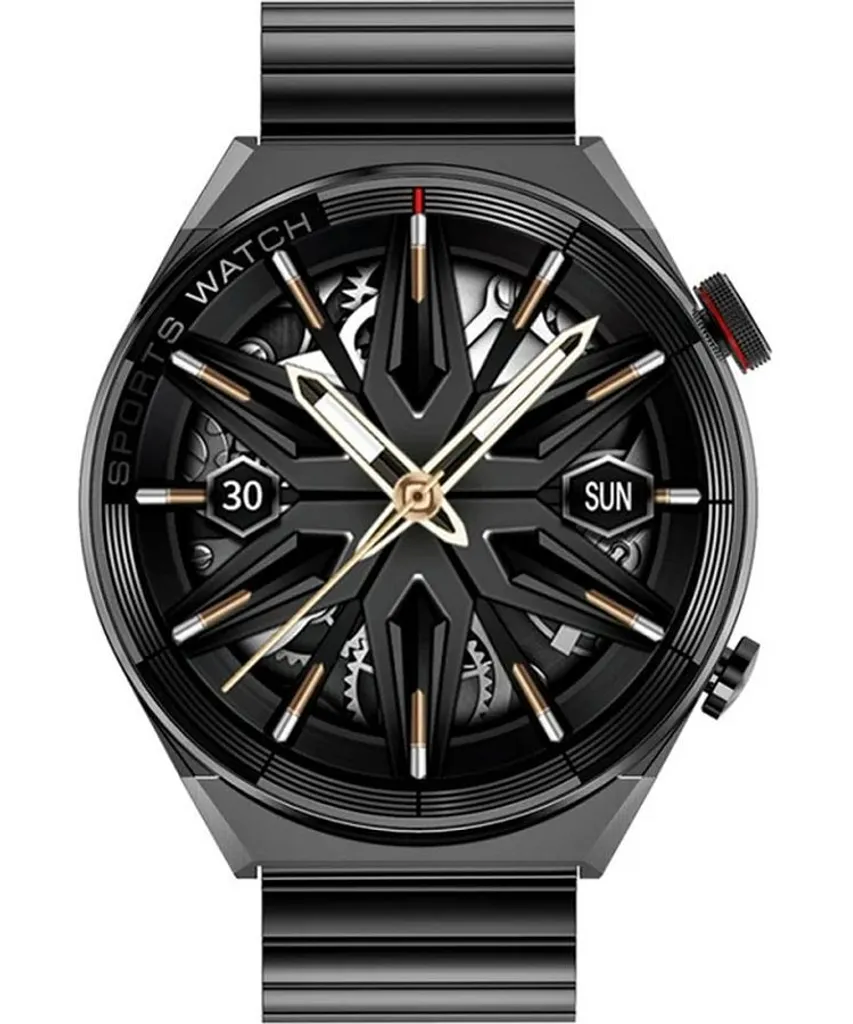 Montre connectée Rubicon RNCE99-2 Noir avec bracelet silicone robuste