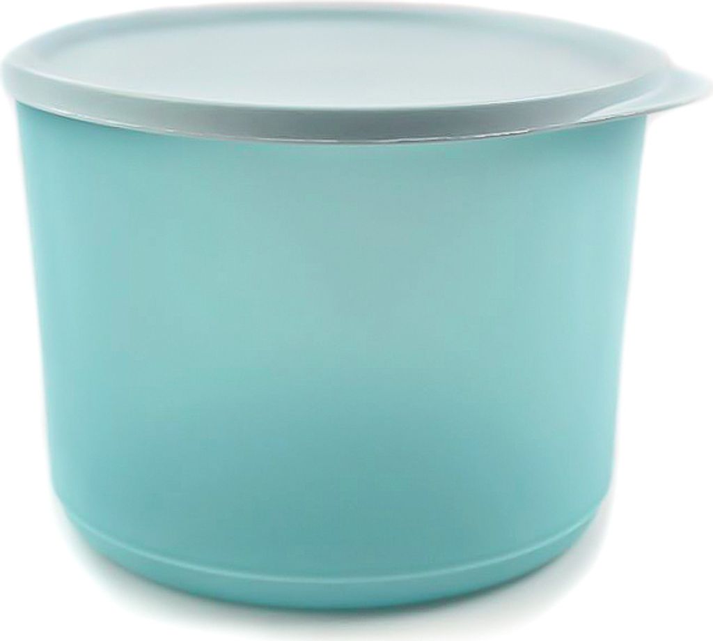 TUPPERWARE  Lodówka Birthday Cracker okrągła 2,1L turkusowa Zdjęcie produktu 