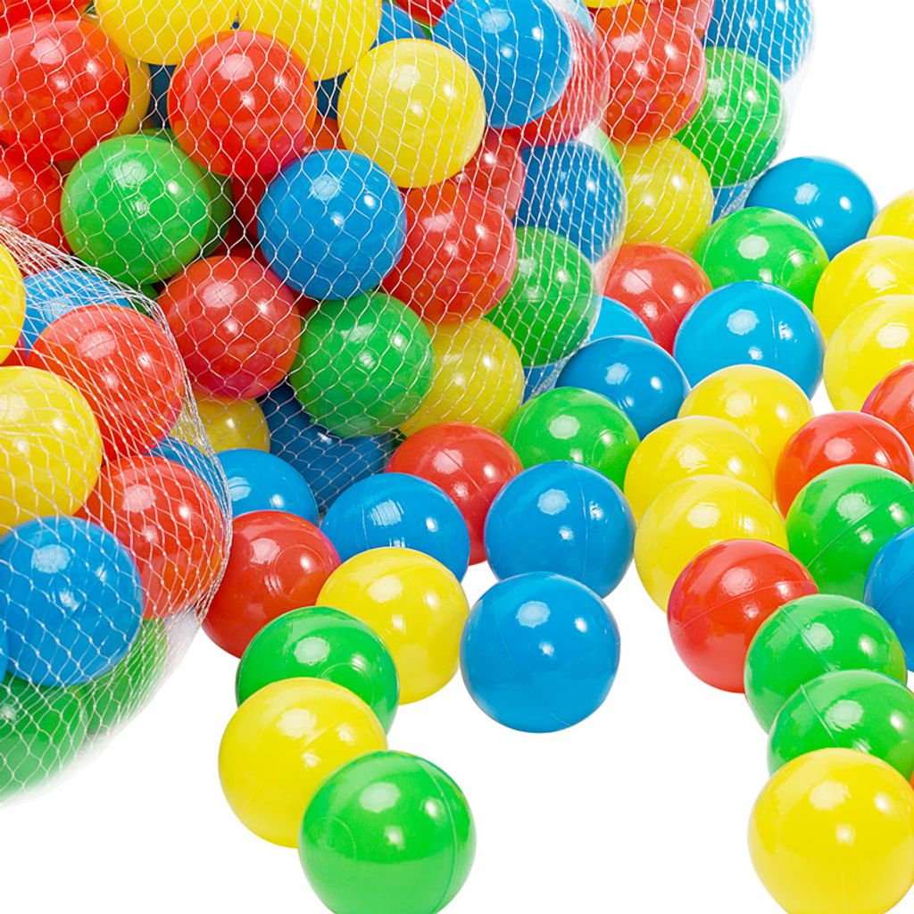 6 cm Bunte Bälle Plastic Balls Bällebad Hunde Kinder Bälle für Bällebad 100 St 