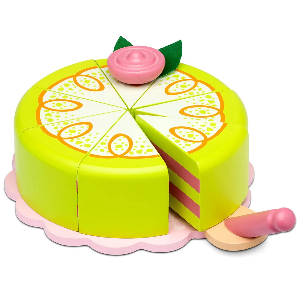 Gâteau de fête Micki 7661033 : Un jouet en bois sain pour vos enfants