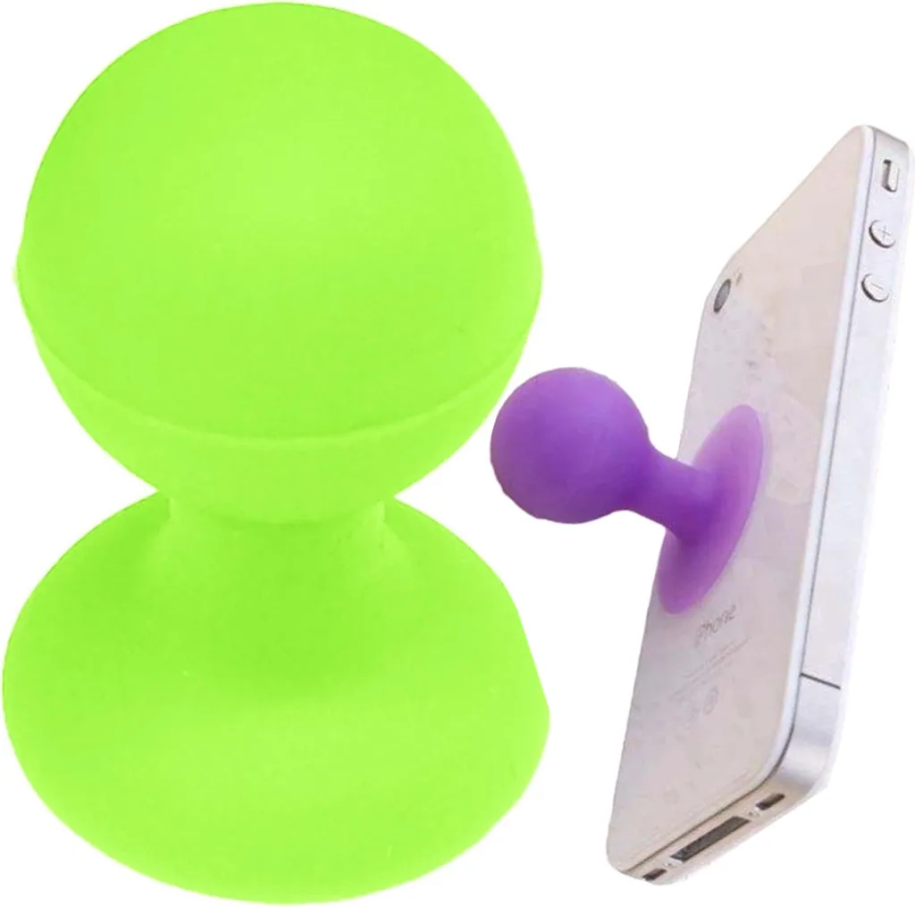 Porta Cellulare Verde Testa Tonda Universale - Stabilità Premium 360°