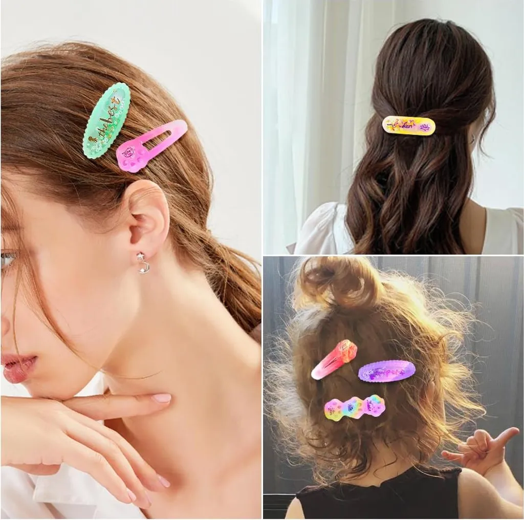 Moule Silicone Transparent pour Barrettes à Effet Sable Mouvant 12cm