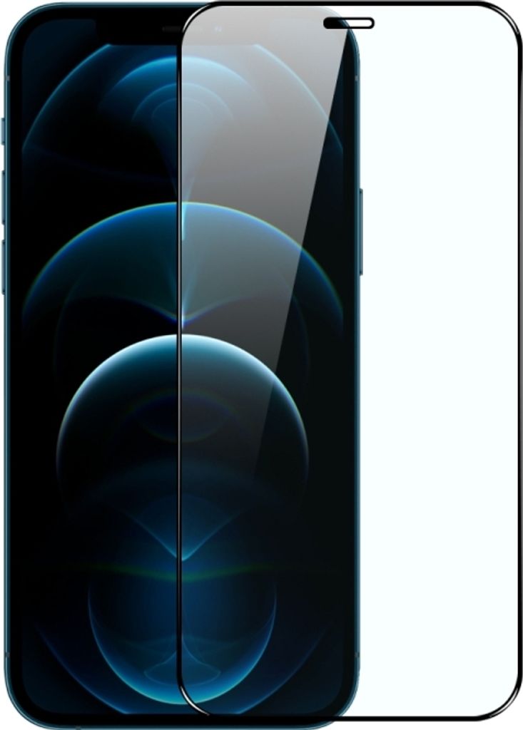 Für iPhone 12 Pro Max NORTHJO A++ Screen Protector Full Glue Silk Printing gehärtete Glasfolie