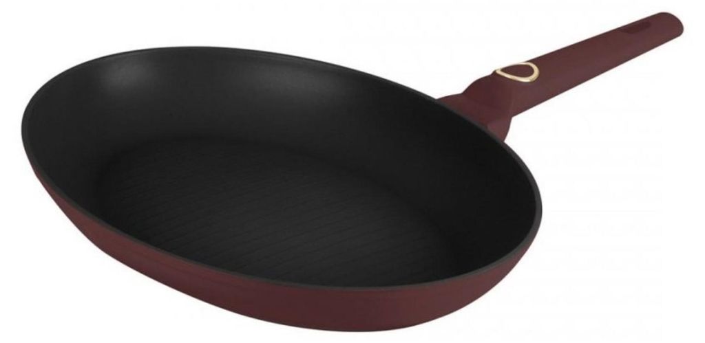 A single frying pan is shown against a white background.