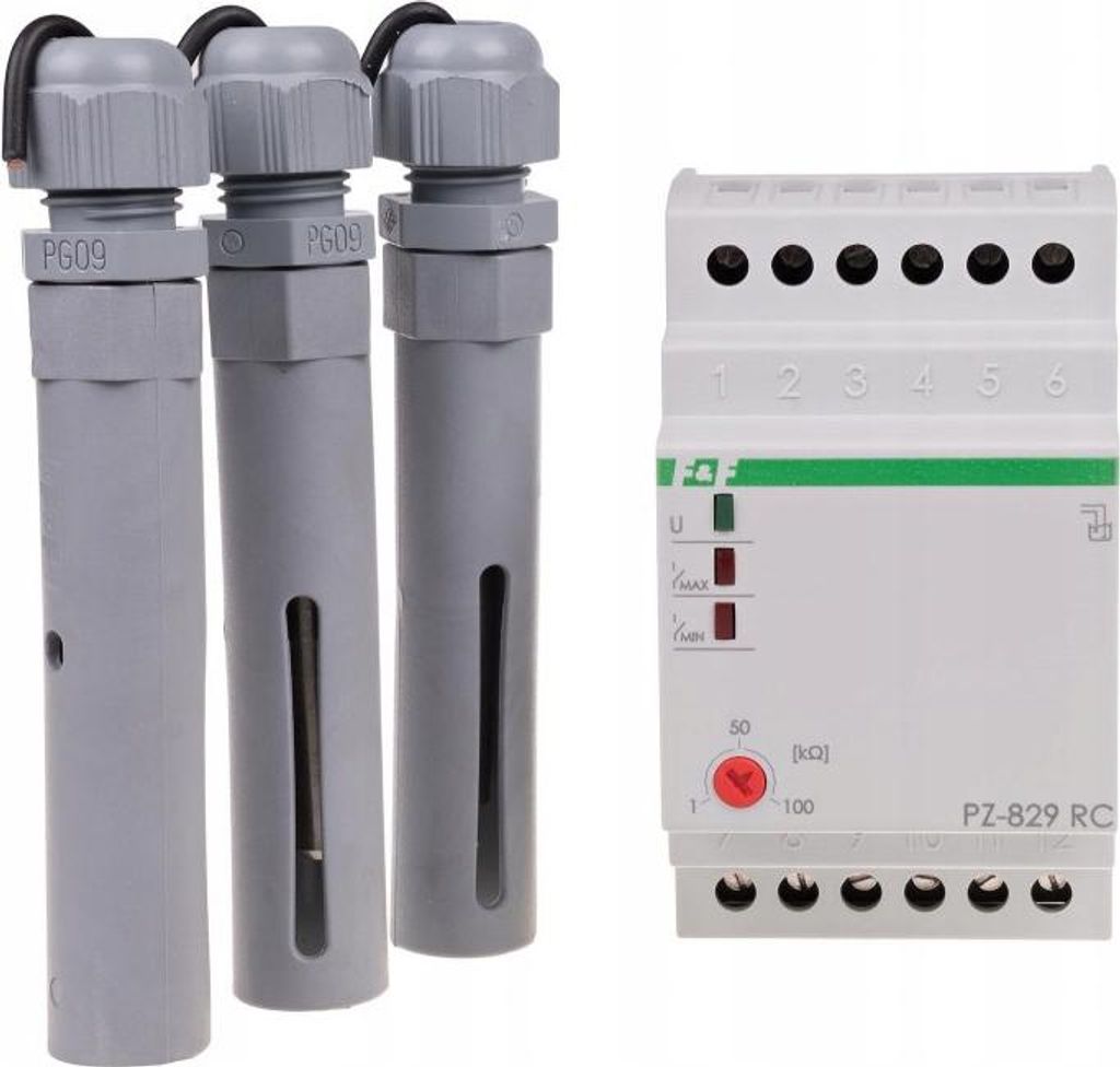 F&F | Indicatore Livello Acqua PZ-829RC-WD - 3 Sonde - IP20 Immagine del prodotto 