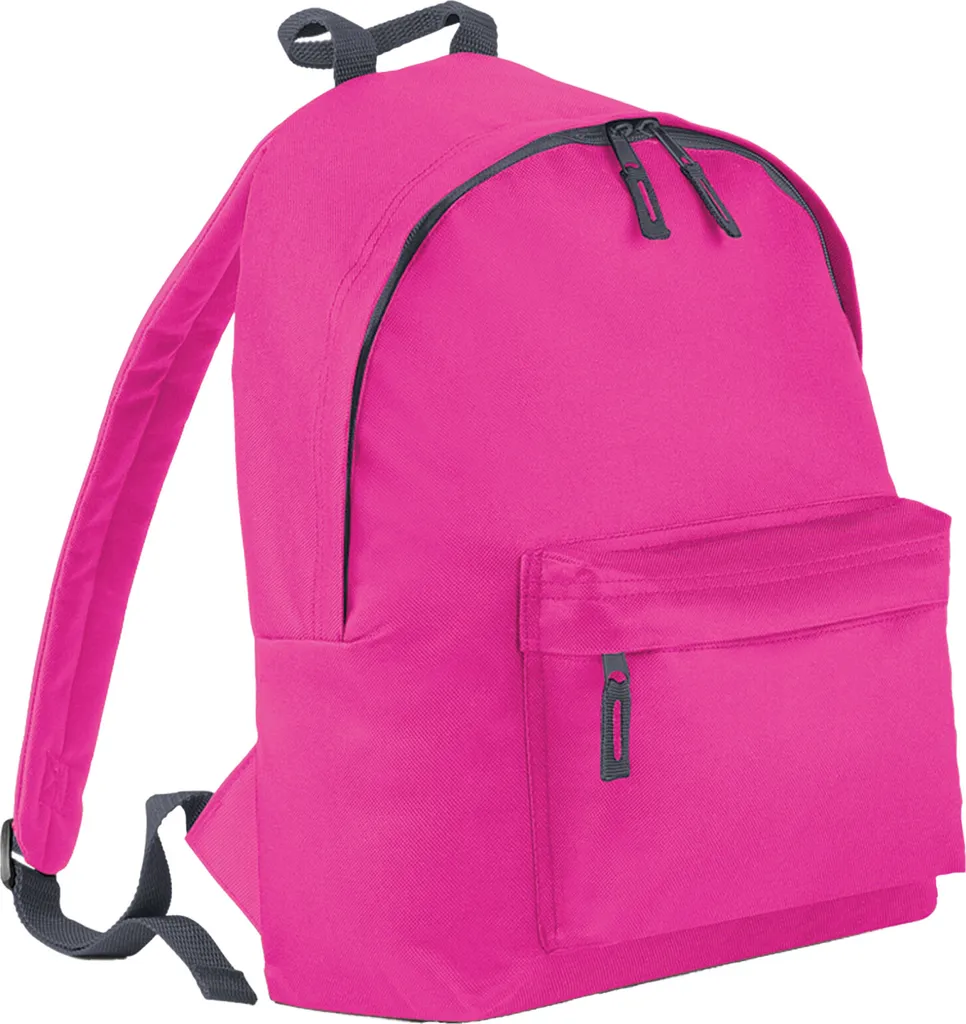 Bagbase - Zaino per bambini "Fashion" PC7281 (taglia unica) (fucsia/grafite)