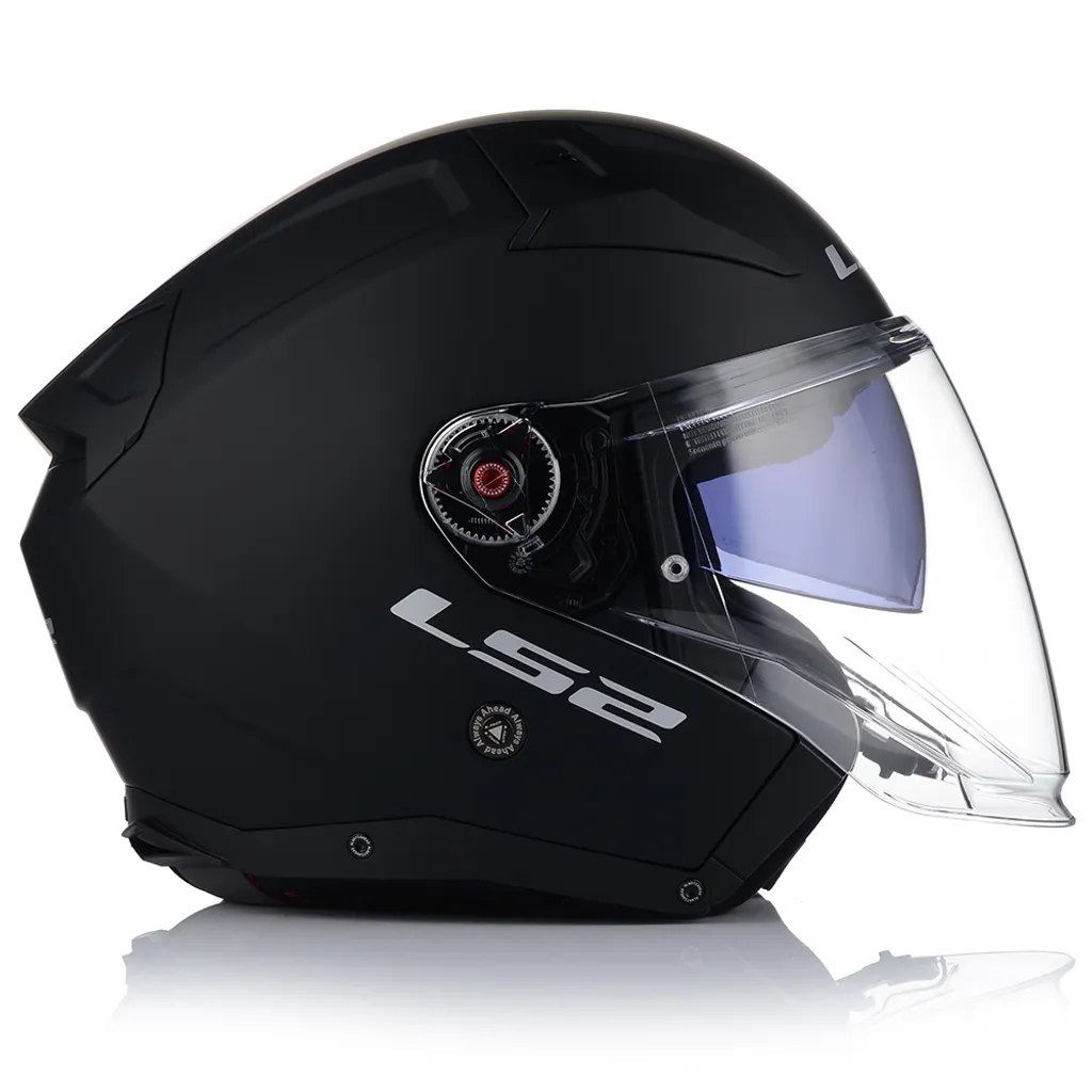 Casque LS2 OF603 Infinity II Solid Jet Noir Mat Taille L 59-60 cm - 8