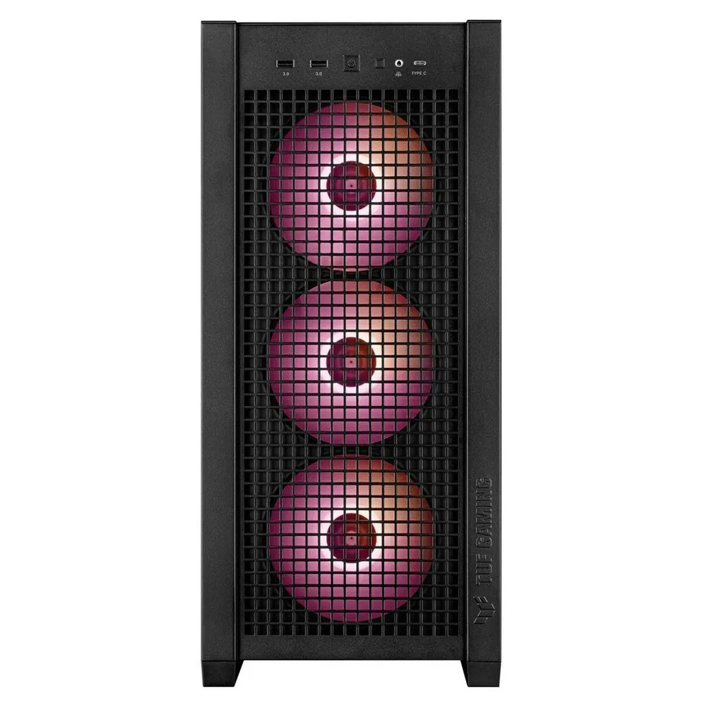 Case ASUS TUF GT302 ARGB Nero - Airflow Ottimizzato e Supporto BTF