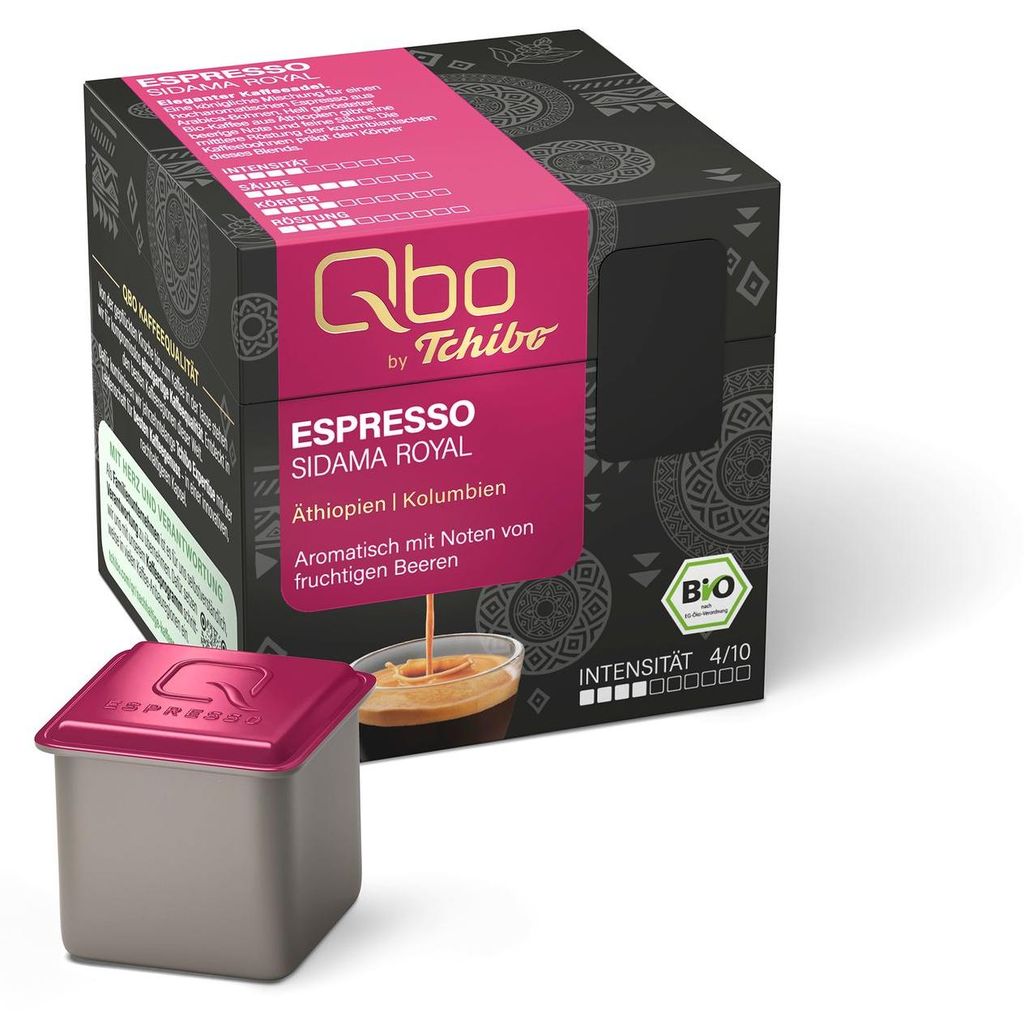 Tchibo Qbo Espresso Sidama Royal Premium Kaffeekapseln, 8 Produktbild 