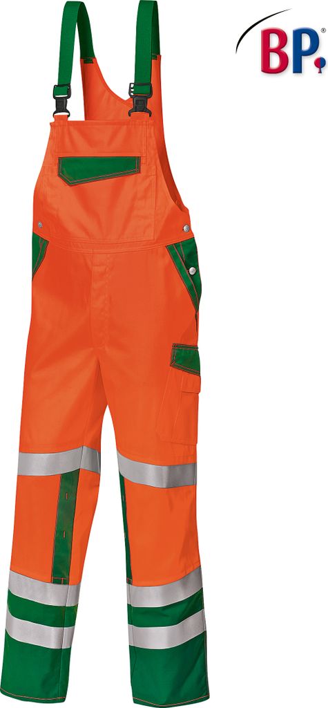 BP Warnschutzhose 2011 Gr. 56s warnorange/grün Produktbild 