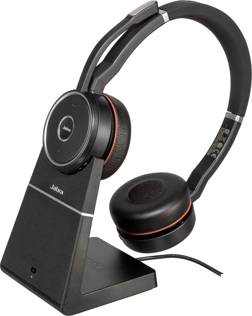 Jabra Evolve 75+ UC Wireless Stereo On-Ear Headset BT