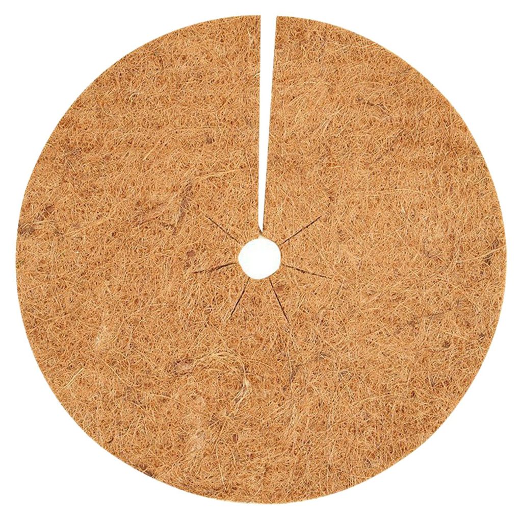 20/30/40 cm Kokosfaser-Mulchring, natürliche Kokosfaser-Baumschutzmatte, Scheiben, für drinnen und draußen, Topf- und Erdabdeckungsring