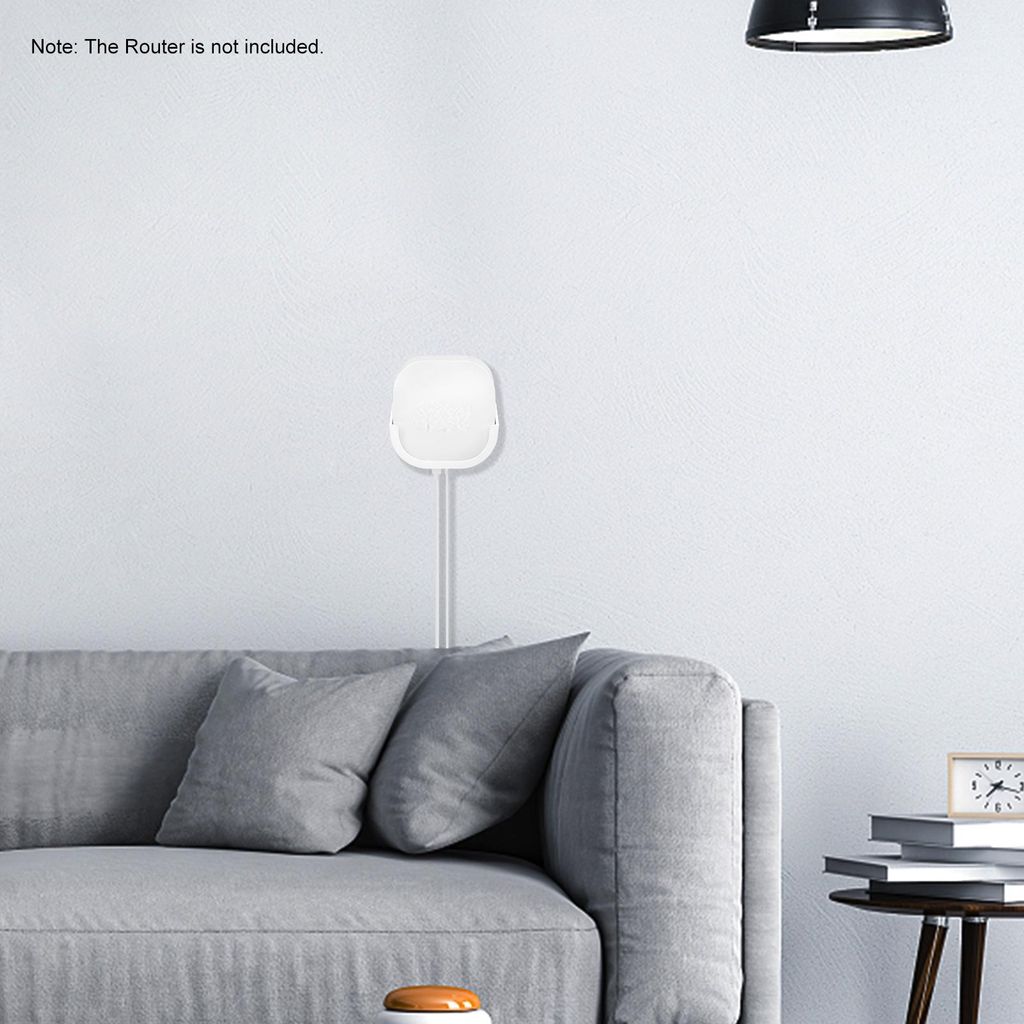 Schraubenloser Wandhalter als Ersatz für den eero 6 WLAN-Router-Halter, stark haftend, einfach zu installieren, kein Werkzeug und Bohren erforderlich