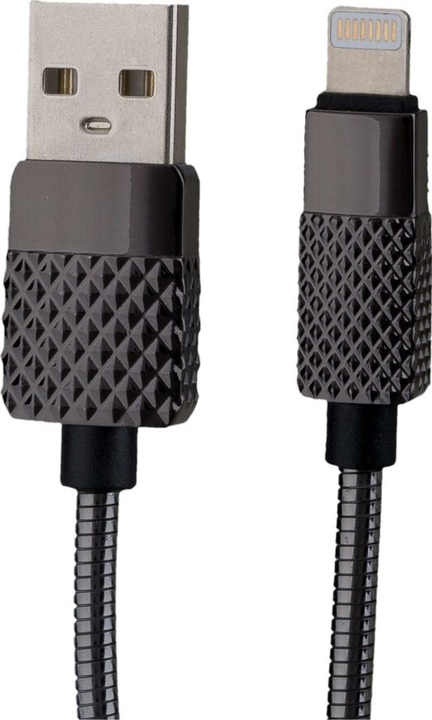 PETER JÄCKEL USB Data Cable BRILLIANT Lightning Gray mit Sync- und Ladefunktion
