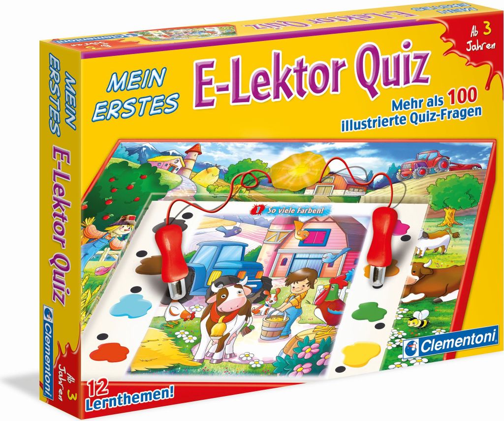 Clementoni Mein erstes E-Lektor Quiz Produktbild 