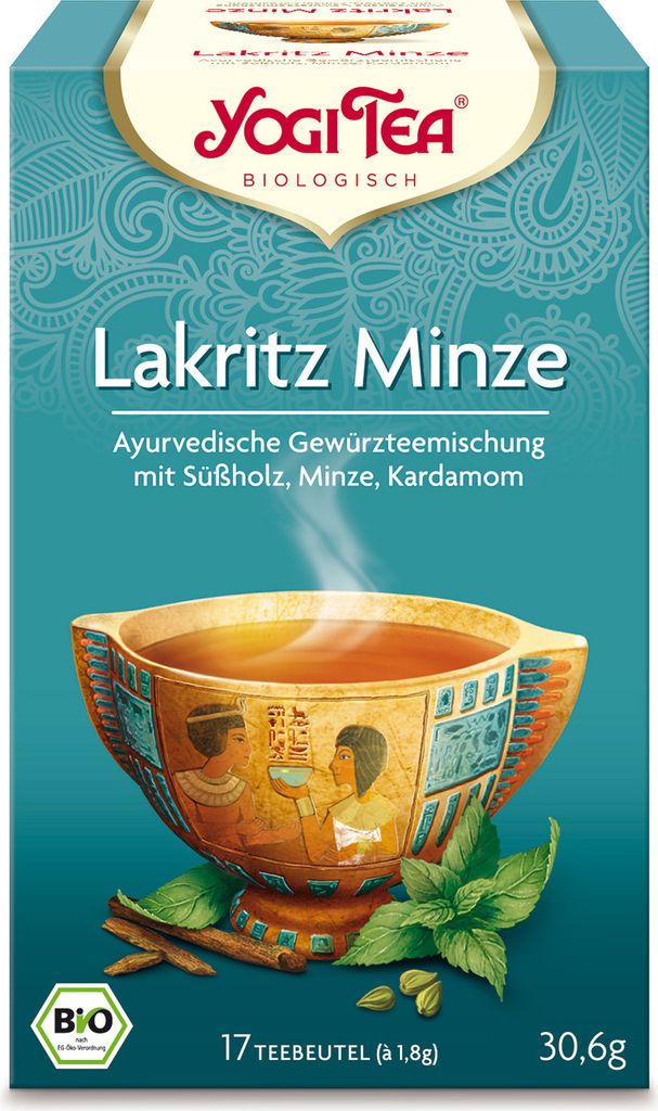 Yogi Tea  Lakritz Minze Teemischung, 30,6 g Produktbild 