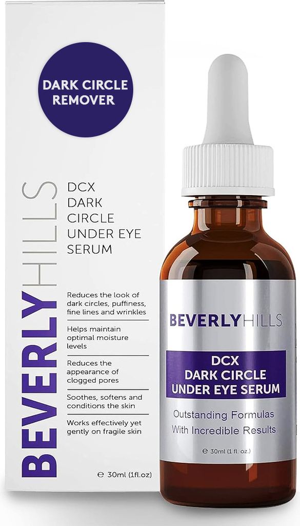 Beverly Hills - DCX Eye Revive Serum - Augenserum gegen Schwellungen und Anti-Falten Serum - 100% Botanisch - 30ml