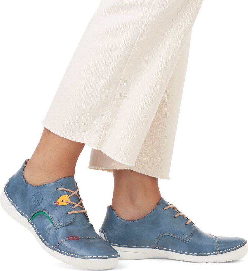 Rieker Damen Schnürschuh Halbschuh 52528, Größe:40 EU, Produktbild 53