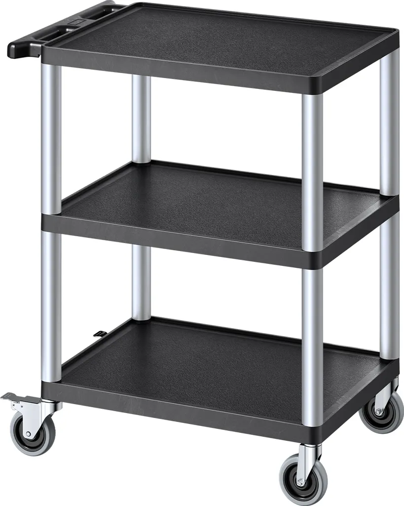 Carrello di Servizio VEVOR Industriale 3 Livelli - Portata 136 kg