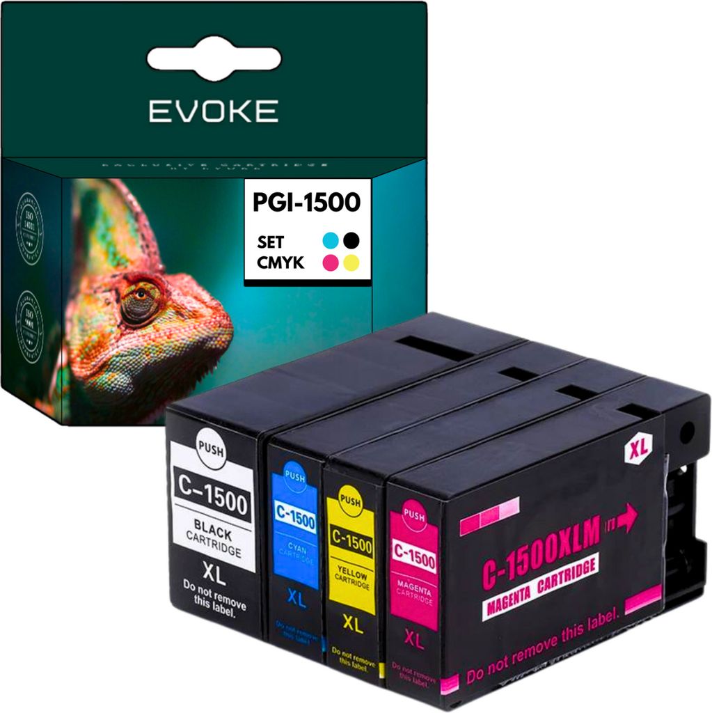 Cartouches pour Canon PGI1500 XL PGI 1500 CMYK ️️ MAXIFY Image du produit 