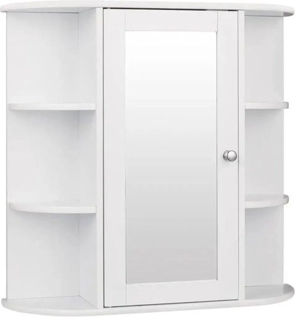 Meuble de salle de bains avec miroir : la solution rangement petit espace