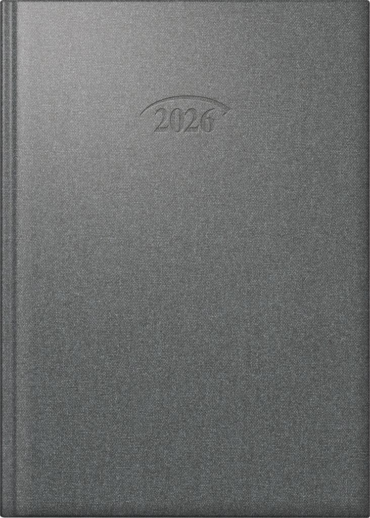 2026 Brunnen Buchkalender 765 A5 stratossilber