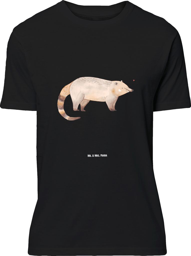 Mr. & Mrs. Panda Größe XL T-Shirt Nasenbaer - Schwarz - Geschenk, mit Spruch, Rüsselbär, Nasenbären, Bär, Shirt, Tshirt, Nasenbär, Lustige S...
