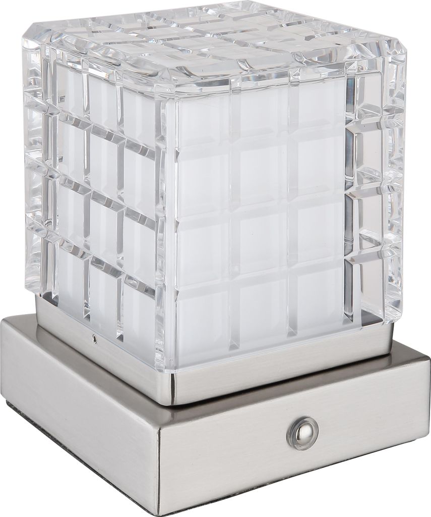 Globo Lunki LED Tischleuchte 2,50W CCT Nickel Matt, Metall Produktbild 